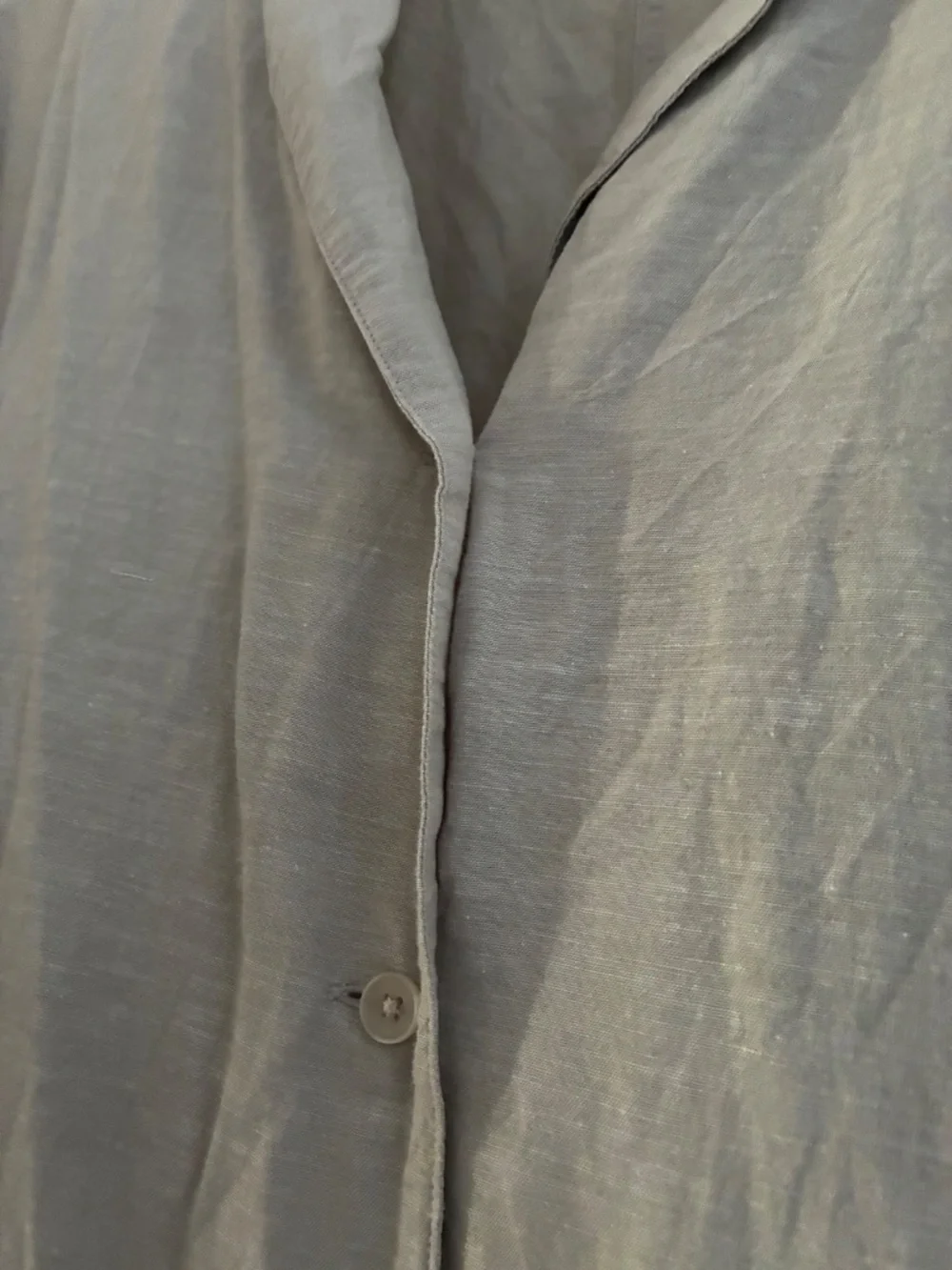Uniqlo Cotton Linen blend Oversized Shirt Dress - Picture 2 of 9